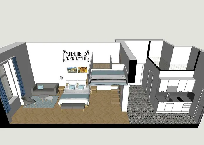 Marienbad Apartment Lägenhet *